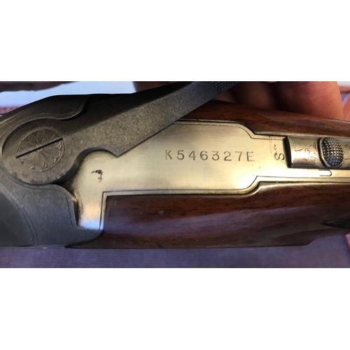 487 - A WINCHESTER OVER AND UNDER 12 BORE SHOTGUN. A Winchester 6500 Skeet 126A - 70mm 12 Bore Ejector Sho... 