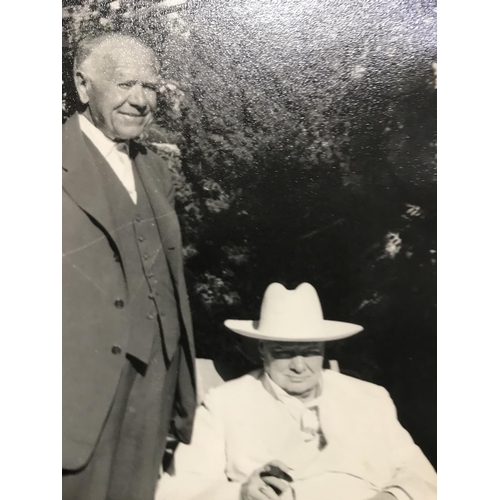 66 - Lord Beaverbrook and Winston S. Churchill. A collection of photographs documenting the social and pr... 