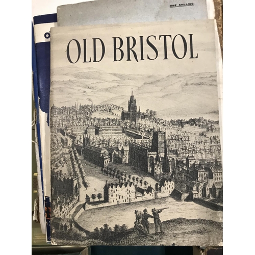 76 - Bird, Charles. Picturesque Old Bristol, 52 etchings in 26 original parts, loose as issued, pictorial... 