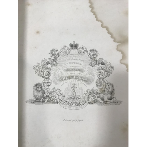 85 - Griffith, S. Y. Griffith's History of Cheltenham and Its Vicinity, engraved portrait frontispiece an... 