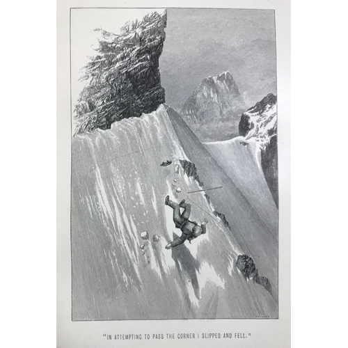 97 - Whymper, Edward. The Ascent of the Matterhorn, first edition, half-title, wood-engraved frontispiece... 