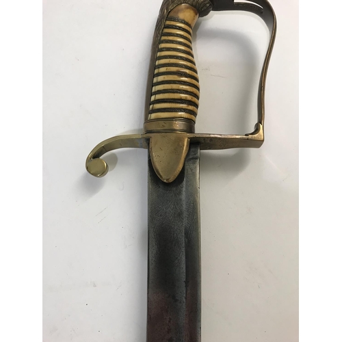 540 - A YEOMANRY CAVALRY OFFICER'S SWORD C.1800. An early 19th century Yeomanry Cavalry Officer's Sword wi... 