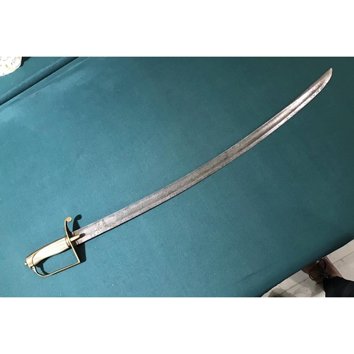 541 - A 1788 PATTERN CAVALRY SWORD. A 1788 Pattern Light Cavalry Sword with curved blade with fullers to t... 