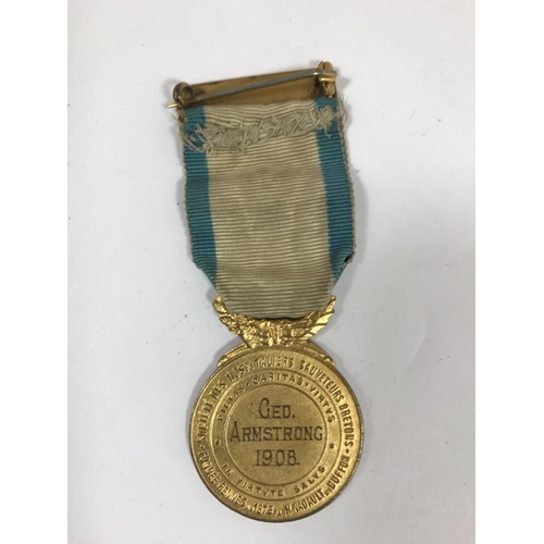 879 - BRITISH RED CROSS SOCIETY MEDALS AND A FRENCH BRETON AWARD. A British Red Cross Society First-Aid Pr... 