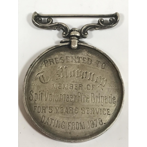 882 - A VICTORIAN FIRE BRIGADE ASSOCIATION MEDAL. A United Fire Brigades Association medal, the obverse wi... 
