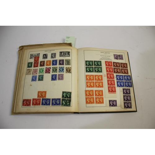 1331 - STRAND STAMP ALBUM including 19thc and 20thc GB content, including some blocks of mint stamps includ... 