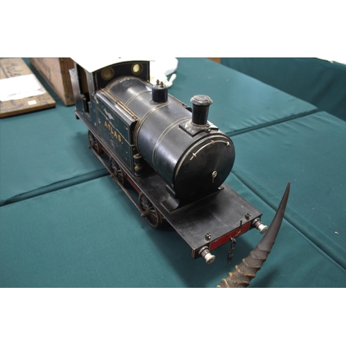 1384 - SCRATCH BUILT LOCOMOTIVE - ATLAS, 1913 a wonderful wooden model of a 0-6-0 industrial style tank eng... 