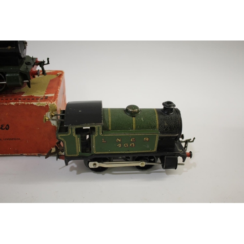 1387 - HORNBY 0 GAUGE LOCOMOTIVE - GREAT WESTERN a boxed No 1 Tank Locomotive Great Western 4560, with a cl... 