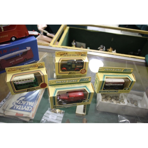 1398 - DAN TOYS A.E.C CAR CARRIER & LLEDO PROMOTIONAL MODELS including a boxed 228 Car Carrier Auto Service... 