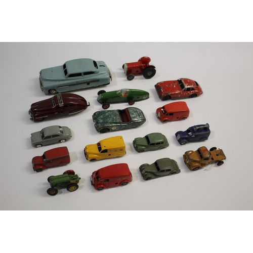 1405 - DIE CAST TOYS including a Schuco Fex 1111 clockwork car (part of bumper missing), JNF Standard clock... 