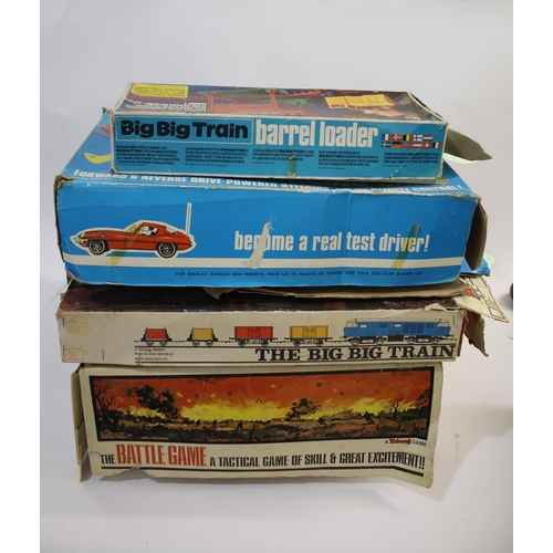 1419 - VINTAGE TOYS AND GAMES, to include a Topper Toys Johnny Speed Giant Racing Car set, a Big Big Train ... 