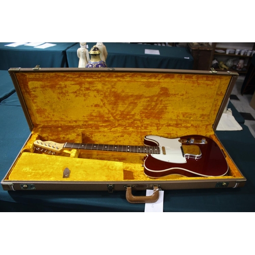 1545 - FENDER TELECASTER GUITAR a Custom 62 Telecaster Guitar, built in Corona, California in 2001, Candy A... 