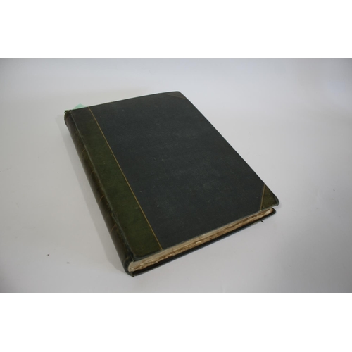 1553 - 19THC SCRAP ALBUM - VANITY FAIR a 19thc leather bound scrap album circa 1860's-70's, including a lar... 