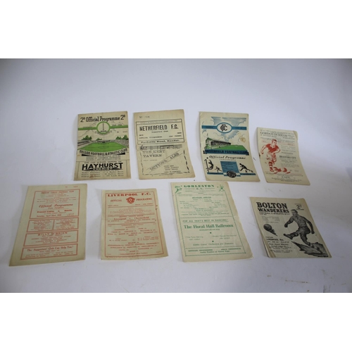 1613 - EARLY FOOTBALL PROGRAMMES a qty of approx 54 football programmes mostly from the early 1950's, inclu... 