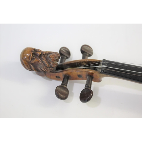 1643 - ANTIQUE VIOLIN - AFTER GASPARD DIUFFO a 19thc German violin with a spurious label for Gaspard Diuffo... 