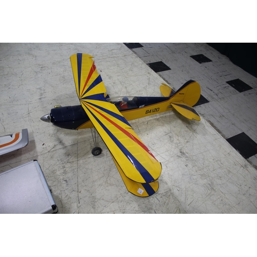 1659 - TWO MODEL AEROPLANES - RADIO CONTROLLED including a Freestyle Rush radio controlled plane, with a sm... 