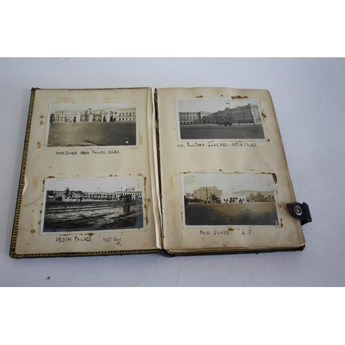 1665 - EGYPT PHOTOGRAPH ALBUM - SULTANS PALACE an interesting album of early 20thc amateur photographs rela... 