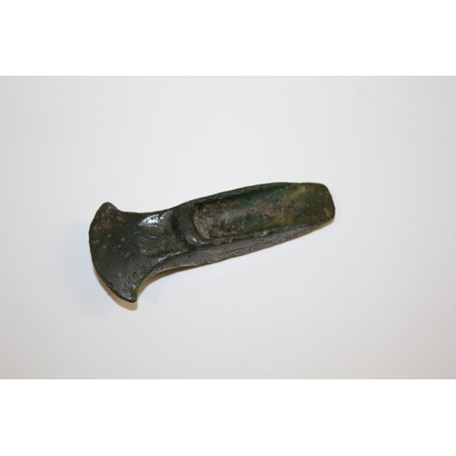 1697 - BRONZE AGE AXE HEAD a palstave bronze axe head, circa 1700-1400BC. 9cms long