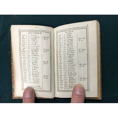 213 - [Almanack] Almanach Iconologique pour l'annee 1766, engraved title and 7 engraved plates after H. Gr... 