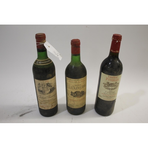 1737 - WINE: a mixed parcel of mainly French red wine including Chateau Beauregard, Pomerol, 1970; La Blanq... 