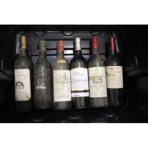 1737 - WINE: a mixed parcel of mainly French red wine including Chateau Beauregard, Pomerol, 1970; La Blanq... 