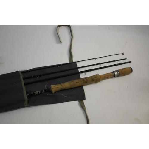 1953 - HARDY ULTRALITE TRAVEL FISHING ROD a 4 piece Hardy Ultralite Travel rod, 9 1/2ft, in a Hardy bag. Pa... 