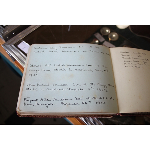 1569 - AUTOGRAPH ALBUM - CRICKET & TENNIS a small album from the 1930' and 1940's with signatures including... 