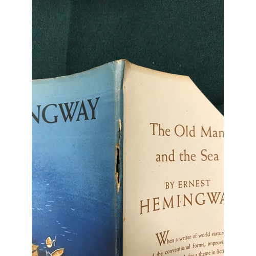 341 - Hemingway, Ernest. The Old Man and the Sea, first edition, free-endpaper inscribed by a previous own... 