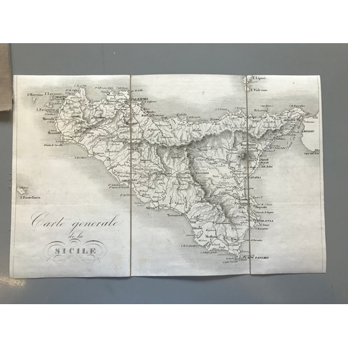 122 - Italy. A folding engraved map of Italy by Epimaco and Pasquale Artaria, on ten sheets, each with mul... 