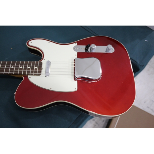 1545 - FENDER TELECASTER GUITAR a Custom 62 Telecaster Guitar, built in Corona, California in 2001, Candy A... 