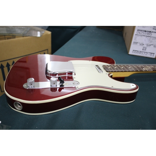 1545 - FENDER TELECASTER GUITAR a Custom 62 Telecaster Guitar, built in Corona, California in 2001, Candy A... 