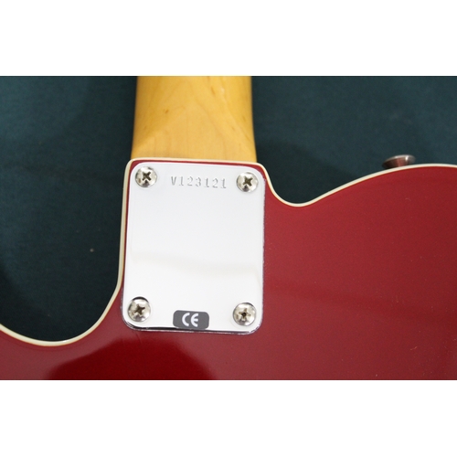 1545 - FENDER TELECASTER GUITAR a Custom 62 Telecaster Guitar, built in Corona, California in 2001, Candy A... 