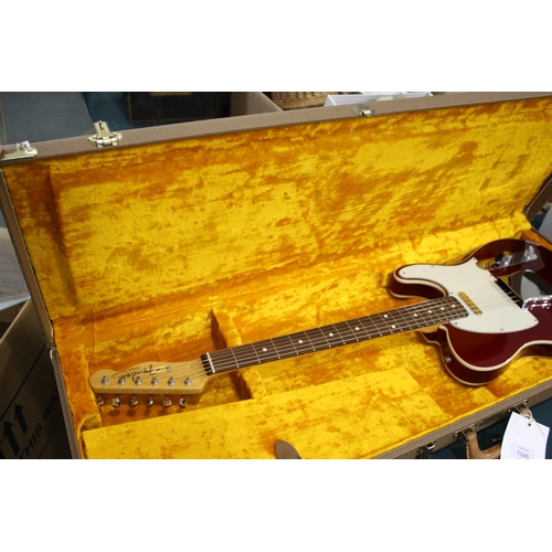 1545 - FENDER TELECASTER GUITAR a Custom 62 Telecaster Guitar, built in Corona, California in 2001, Candy A... 