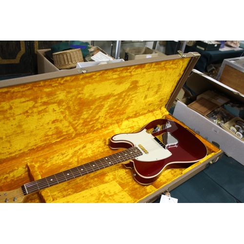 1545 - FENDER TELECASTER GUITAR a Custom 62 Telecaster Guitar, built in Corona, California in 2001, Candy A... 