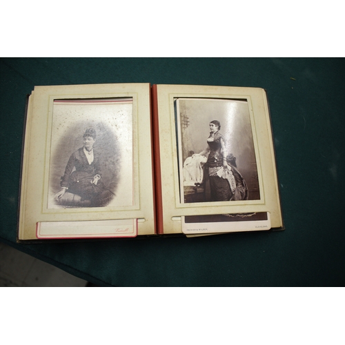 1668 - QTY OF VICTORIAN PHOTOGRAPH ALBUMS an interesting collection of photograph albums, including a velve... 