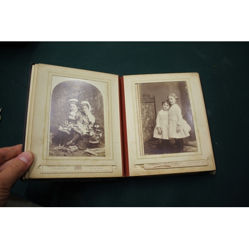 1668 - QTY OF VICTORIAN PHOTOGRAPH ALBUMS an interesting collection of photograph albums, including a velve... 