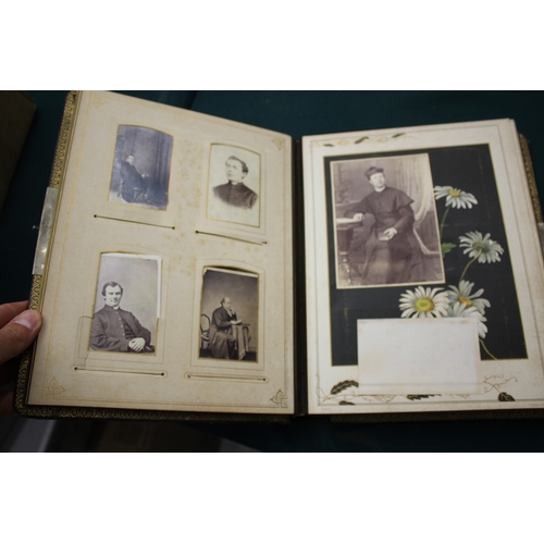 1668 - QTY OF VICTORIAN PHOTOGRAPH ALBUMS an interesting collection of photograph albums, including a velve... 