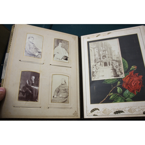 1668 - QTY OF VICTORIAN PHOTOGRAPH ALBUMS an interesting collection of photograph albums, including a velve... 