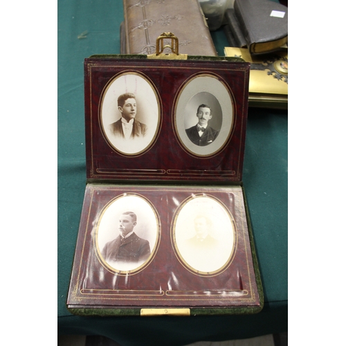 1668 - QTY OF VICTORIAN PHOTOGRAPH ALBUMS an interesting collection of photograph albums, including a velve... 