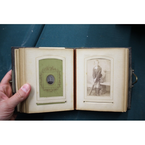 1668 - QTY OF VICTORIAN PHOTOGRAPH ALBUMS an interesting collection of photograph albums, including a velve... 