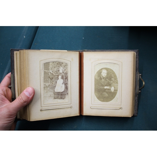 1668 - QTY OF VICTORIAN PHOTOGRAPH ALBUMS an interesting collection of photograph albums, including a velve... 