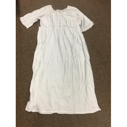 1752 - VINTAGE CLOTHING & ACCESSORIES including a 1930's 'Ritchwear' white sleeveless tennis/sun dress, 2 c... 