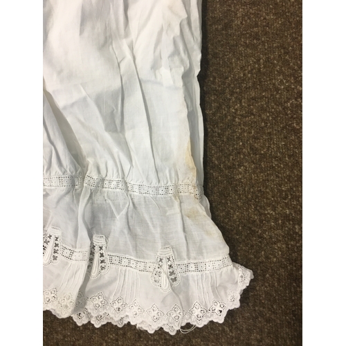 1752 - VINTAGE CLOTHING & ACCESSORIES including a 1930's 'Ritchwear' white sleeveless tennis/sun dress, 2 c... 