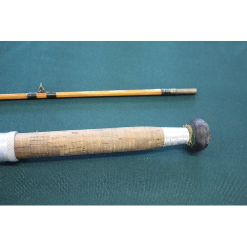 1954 - HARDY FISHING ROD - THE FAIRY a 3 piece split cane rod with 2 tops, Palakona The Fairy, 8ft and in a... 