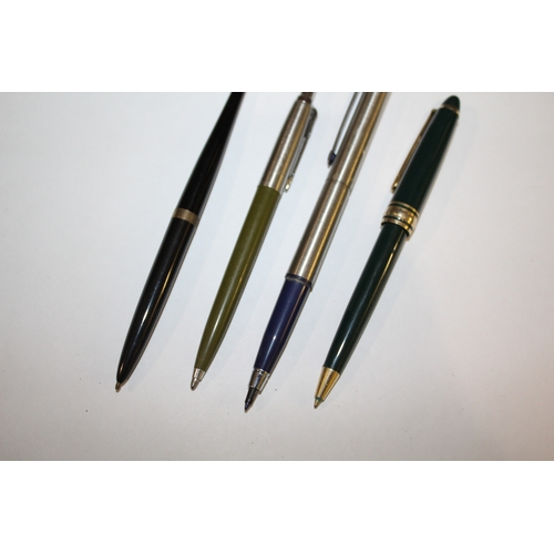 1568 - FOUNTAIN PENS & OTHER PENS a mixed lot including 2 boxed Parker Paper Mate sets, Mable Todd 'Blackbi... 