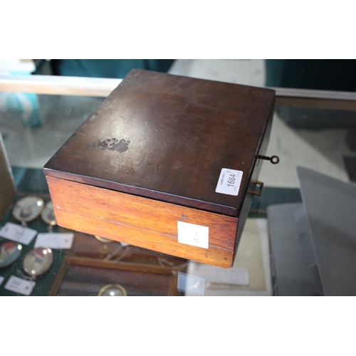 1684 - 19THC PAINT BOX - G ROWNEY & CO a 19thc mahogany paint box by G Rowney & Co, 51 Rathbone Place, Lond... 