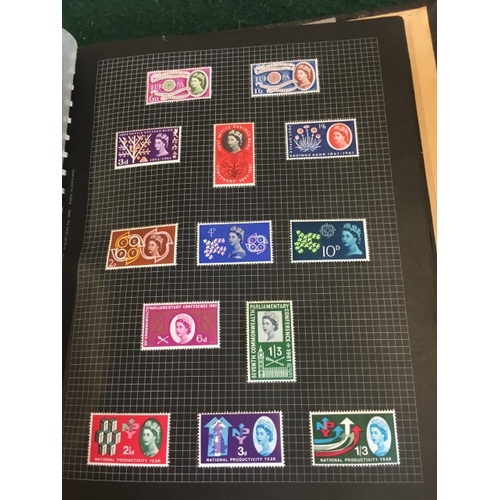 1301 - GREAT BRITAIN STAMP ALBUMS 7 albums in total including a well laid out album with various used 1d re... 