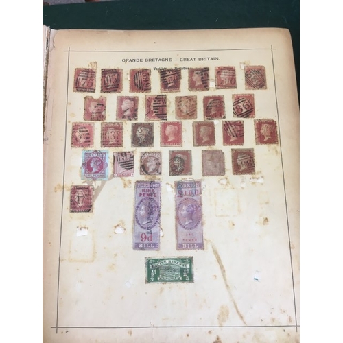 1320 - STAMP COLLECTION including a large album with GB and world used stamps from the 19th and 20thc, incl... 