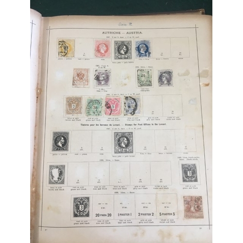 1320 - STAMP COLLECTION including a large album with GB and world used stamps from the 19th and 20thc, incl... 