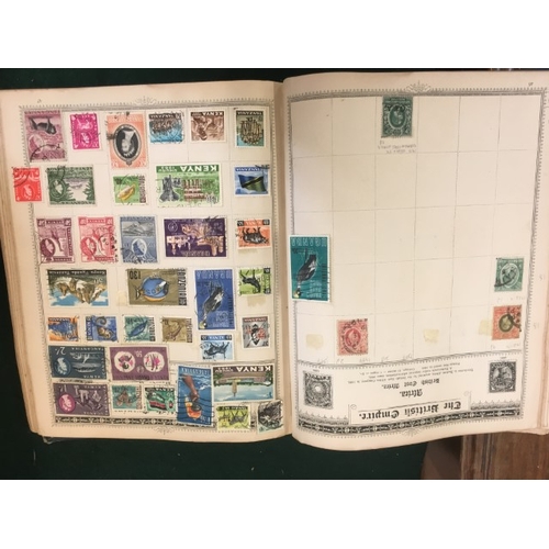 1320 - STAMP COLLECTION including a large album with GB and world used stamps from the 19th and 20thc, incl... 